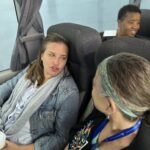 Sharing and reflecting on the bus, in route to Teotihuacan, 9-4-22