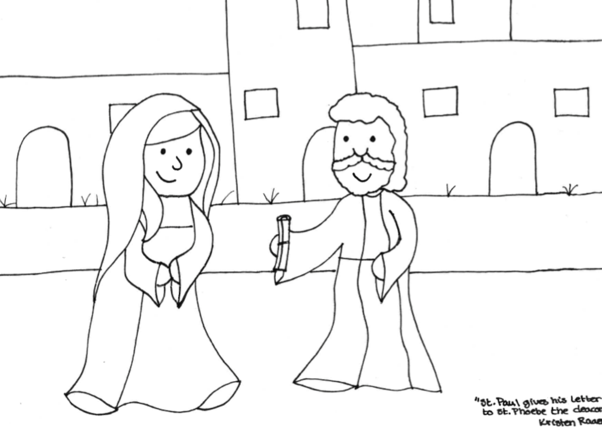 St Phoebe Coloring Pages Discerning Deacons st-phoebe-coloring-pages-discerning-deacons
