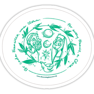 Stickers - Round Francis and Claire