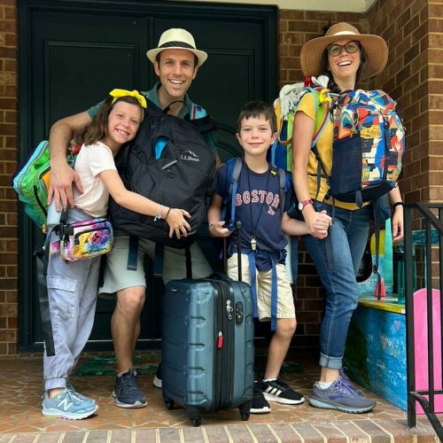 Casey Stanton and her Family, leaving for Chiapas on July 5, 2022